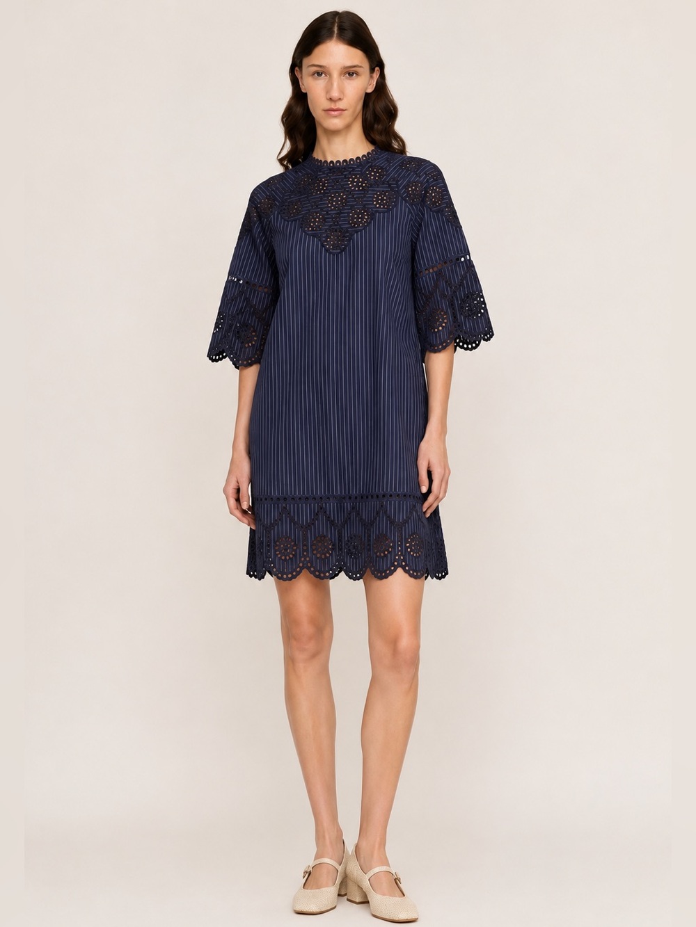 Sea New York Navy Blue Lace Dress